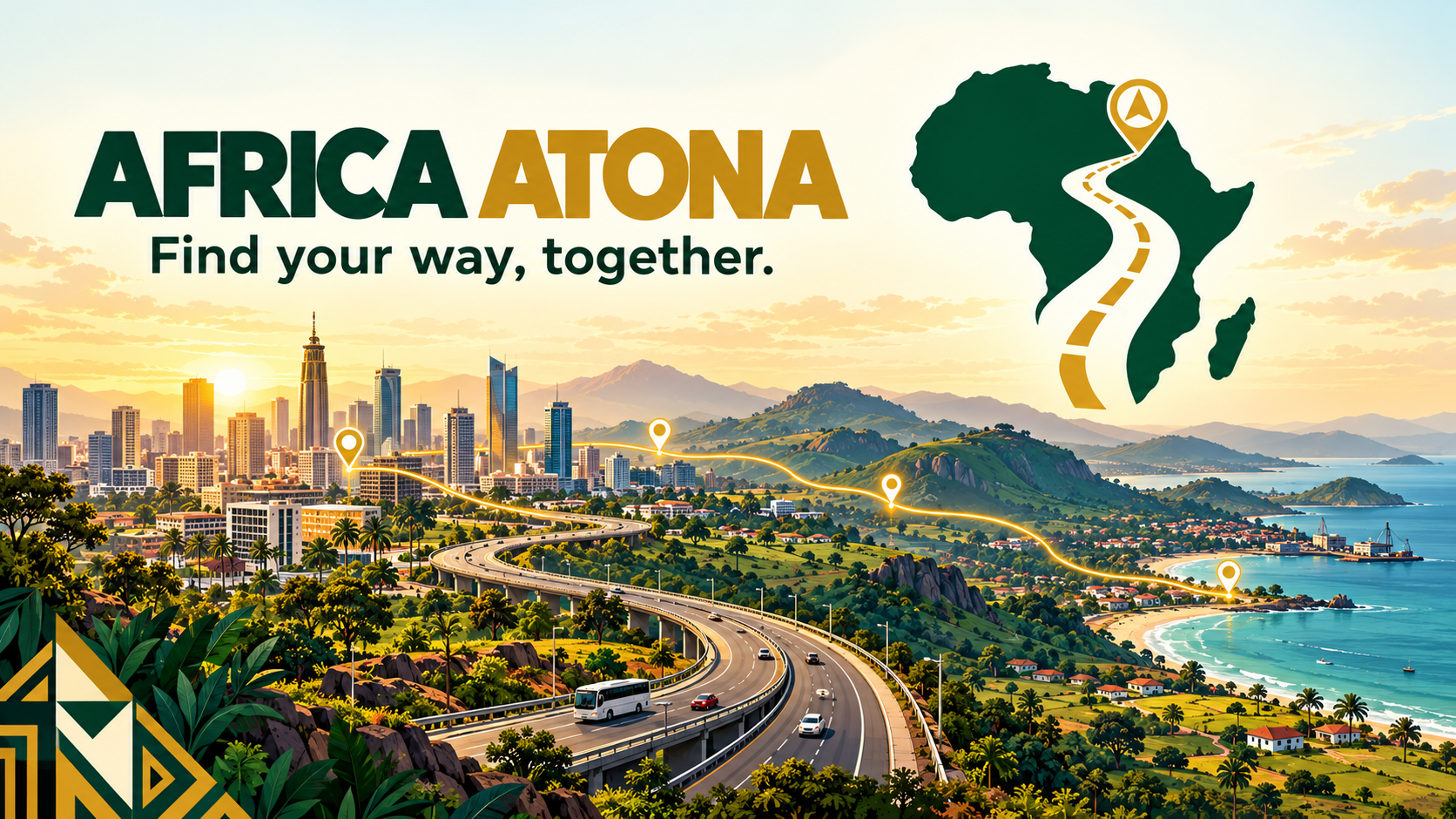 AFRICA ATONA — connecting city, country and coast